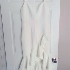 Hello Molly- MIDI DRESS WHITE, Size L, US 8 Brand New!